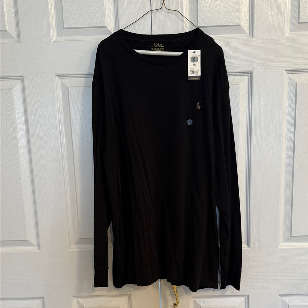 Polo by Ralph Lauren Men's Classic Black Long Sleeve Tee